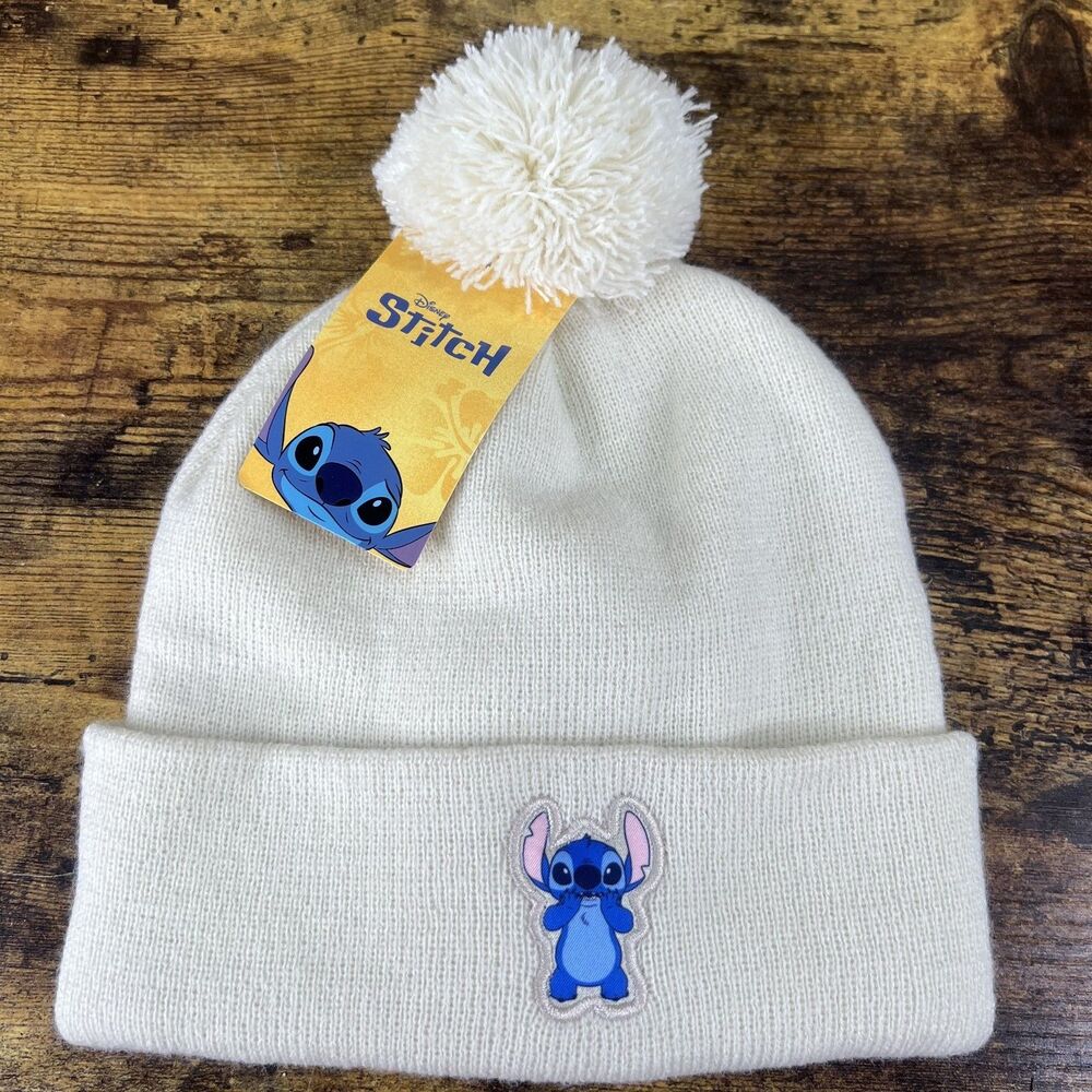 Disney Lilo and Stitch Women's Licensed Pom Pom Beanie